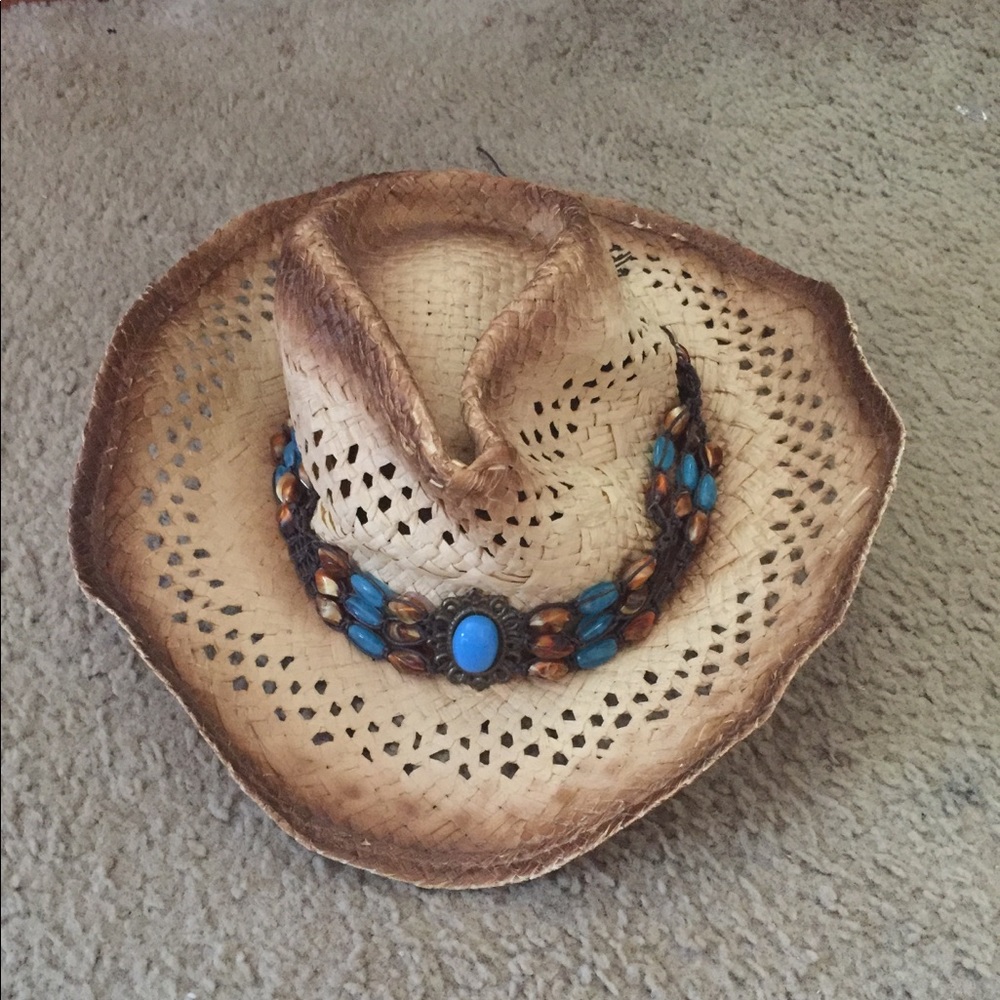 STRAW COWBOY HAT